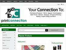 Tablet Screenshot of printconnectiononline.com